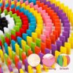 Picture of domino Colorful Wooden Domino Block Set wooden block