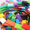 Picture of domino Colorful Wooden Domino Block Set wooden block