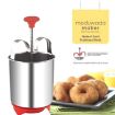 Picture of meduvada maker Stainless Steel Medu vada Maker with Stand pasta machine Perfectly Shaped & Crispy Medu Vada maker kitchen press use for hostel and home