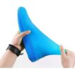Picture of Non - Slip Rain Snow Overshoe Resistant Stretchable Reusable Shoe Cover Silicone Boots Shoe Cover