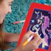 Picture of Kids Learning Drawing Magic Pad Light Up Drawing Pad Board Glow in The Dark Magic Sketchpad