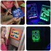 Picture of Kids Learning Drawing Magic Pad Light Up Drawing Pad Board Glow in The Dark Magic Sketchpad