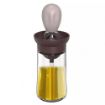 Picture of Glass Oil Bottle with Silicone Brush  Grill Oil Brushes Liquid Oil Container Bottle Kitchen Baking Tool Kitchen Tools  Silicone Oil Brush with Bottle Oil Dispenser Best for Cooking Oil Dispenser Best for Cooking