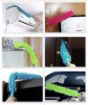 Picture of Cleaning Duster Brush with Extendable Rod Flexible Microfiber Cleaning Duster Brush for Ceiling Fan Home Cleaning Floor, Wall and Ceiling Flexible Broom Brush Mop With Extendable Handle Fan Cleaning Duster Dust Mop for Fan Mop