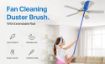 Picture of Cleaning Duster Brush with Extendable Rod Flexible Microfiber Cleaning Duster Brush for Ceiling Fan Home Cleaning Floor, Wall and Ceiling Flexible Broom Brush Mop With Extendable Handle Fan Cleaning Duster Dust Mop for Fan Mop