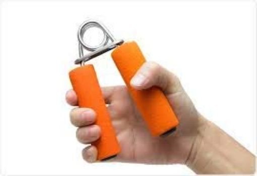 Picture of Small Hand Grip Hand Gripper for arm Exerciser Wrist Fitness Foam Grip Strength Trainers Hard Tool with Adjustable Spring Tension Grip for Men Women Kids