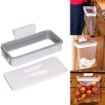 Picture of Attach A Trush Hanging Bag holder ABS Hanging Kitchen Cupboard Door Back Style Stand Trash Attach Holder Garbage Storage Rack Accessories dustbin