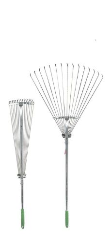 Picture of Garden Rake Leaf Rake Garden Rake with Telescopic Handle