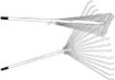 Picture of Garden Rake Leaf Rake Garden Rake with Telescopic Handle