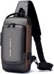 Picture of USB CHEST BAG Sling Bag Waterproof Crossbody Chest Bag USB Charging BAG usb bag