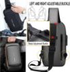 Picture of USB CHEST BAG Sling Bag Waterproof Crossbody Chest Bag USB Charging BAG usb bag