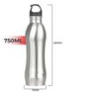 Picture of 750 ml Curve Water Bottle Stainless Steel Wine Colour Hot and Cold Thermos flask Bottle  Stainless Steel with 18 hrs hot and Cold