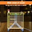 Picture of 20*20 cm Acrylic LED Message Board 20*20 cm Indoor Bedroom Table Desk Decoration Fixtures Diy 3d Acrylic Led Drawing Note Message Board Rewritable Night Light With Base RECTANGLE SHAPE