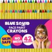 Picture of 42PCS face and body paint crayons non toxic face painting kit for parties kids face paint crayons set body paint crayons for adults