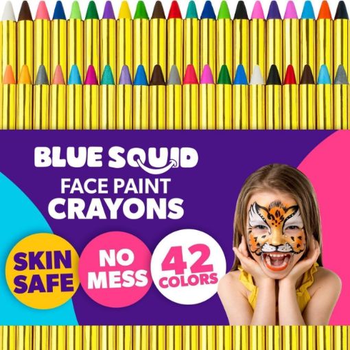 Picture of 42PCS face and body paint crayons non toxic face painting kit for parties kids face paint crayons set body paint crayons for adults