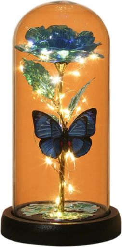 Picture of Rose Flower Glass Rose   Artificial Flower Light   Flower Light