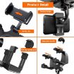 Picture of Flexible Mobile Phone Holder Full Rotation Anti-Vibration Pads Stand Adjustable Mount Universal Long Arm Windshield Smartphones Clamp 360° Degree Rotational