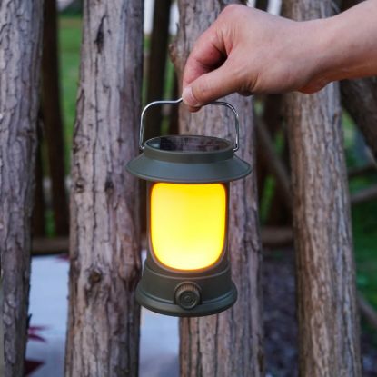 Picture of PORTABLE RECHARGEABLE SOLAR LANTERN LIGHT LY-17