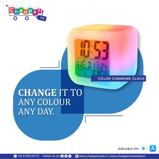 Picture of COLOR CHANGING CLOCK