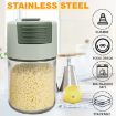 Picture of spice jar dabbiMeasuring Seasoning Bottle Salt Pepper Shaker Set Each Press 0.5g Salt Healthy Intake of Salt