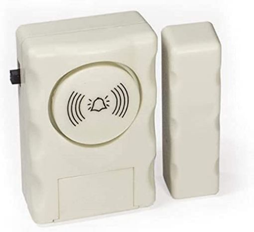Picture of DOOR ENTRY ALARM Wireless Door Window Security  High Alarm with Magnetic Sensor Door Entry Burglar Alarm Window Open Alert Alarm