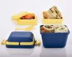 Picture of Dieting Airtight Lunch Box Set 3 Compartment Tiffin with Handle & Push Lock  Plastic Tiffin Box for Travelling, School Kids & Office Exclusive