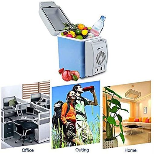 Picture of Mini Car Refrigerator 7.5l 12v Portable Electric Fridge Heater Freezer Mini Refrigerator Portable Freezer Cooler Warmer Fridge for Auto Car Travel Fridge
