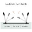 Picture of Smart Multi-Purpose Laptop Table  Multi-Purpose Foldable Laptop Table Small Study Tables Wooden Foldable Bed Table