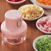 Picture of Electric Garlic Chopper USB   electric garlic chopper Mini Garlic Chopper Food Chopper Small Food Processor Spice Meat Vegetable chopper Onion Garlic Cutter Mini Slicer Waterproof Food Processor