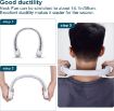 Picture of NECK FAN Portable Neck Fan Hands Free Wearable Bladeless Fan Ultra Light Rechargeable Mini USB Fan for Travel