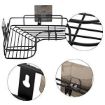 Picture of Self-Adhesive Bathroom Corner Rack Storage Shelves Bathroom Storage Rack Corner Stainless Steel Bathroom Corner Shelf Organizer Storage Bathroom Shelf Shelves Corner