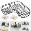 Picture of Self-Adhesive Bathroom Corner Rack Storage Shelves Bathroom Storage Rack Corner Stainless Steel Bathroom Corner Shelf Organizer Storage Bathroom Shelf Shelves Corner