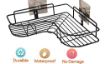 Picture of Self-Adhesive Bathroom Corner Rack Storage Shelves Bathroom Storage Rack Corner Stainless Steel Bathroom Corner Shelf Organizer Storage Bathroom Shelf Shelves Corner