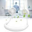 Picture of Portable Neck Fan Hand Free Personal Fan Wearable Portable Neckband Mini Fan Neckband Fan USB Charging Hand Free Portable Hanging Cooling Fan  Personal USB 360 ° Bendable Head/Low Noise Mini Fan