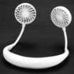Picture of Portable Neck Fan Hand Free Personal Fan Wearable Portable Neckband Mini Fan Neckband Fan USB Charging Hand Free Portable Hanging Cooling Fan  Personal USB 360 ° Bendable Head/Low Noise Mini Fan