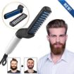 Picture of Beard Straightner Hair Styler for Men Electric Beard Straightener Massage Hair Comb Beard Comb Multifunctional Curly Hair Straightening Comb Curler Beard Straightener Beard Straightener For Men