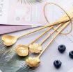 Picture of Golden Spoons Coffee Spoon  Flower Teaspoons