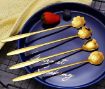 Picture of Golden Spoons Coffee Spoon  Flower Teaspoons