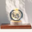 Picture of 3D Crystal Ball Night Lamp(MOON) (6 cm) Crystal Ball Night Lamp Night Lights Decorative Lamp