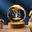 Picture of 3D Crystal Ball Night Lamp(6 cm) Crystal Ball Night Lamp Night Lights Decorative Lamp