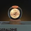Picture of 3D Crystal Ball Night Lamp(MOON) (6 cm) Crystal Ball Night Lamp Night Lights Decorative Lamp