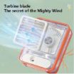 Picture of Mini Cooling Fan Mini Portable Desk Fan Mist Spray Light Fan Small Personal Desk Fan