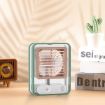 Picture of Mini Cooling Fan Mini Portable Desk Fan Mist Spray Light Fan Small Personal Desk Fan