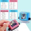 Picture of Division Math Stamp Roller Practice Tool for Homeschool Number Rolling Stamp Practice Tool Division for School Teachers Roller Digital Teaching Stamp