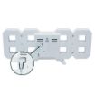 Picture of 3D LED Clock (White) Digital 3D LED Wall Clock Alarm Clock  Modern Digital 3D LED Wall Clock