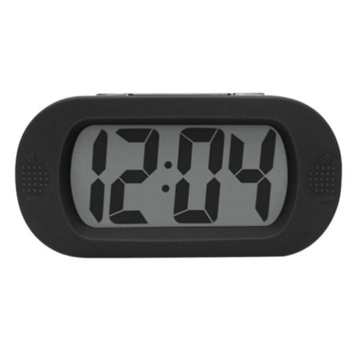 Picture of Silicone Alarm Clock Digital Backlight Battery Operated Smart Table Alarm Clock   Desk Small Digital Alarm Clock Alarm Clock with Automatic Sensor