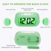 Picture of Silicone Alarm Clock Digital Backlight Battery Operated Smart Table Alarm Clock   Desk Small Digital Alarm Clock Alarm Clock with Automatic Sensor