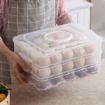 Picture of Egg Storage Holder 3-Layer Food Container with Egg Storage Holder Trays
