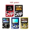 Picture of 400 in 1 Sup Game Box Rechargable ConsolLed Screen Retro Classic Gaming Console 400 in 1 Retro Game Box Console Handheld Game PAD Gamebox with TV Output 8 GB with Mario and Other 400 Games  DR Mario  Turtles  Super Mario  Contra One Piece