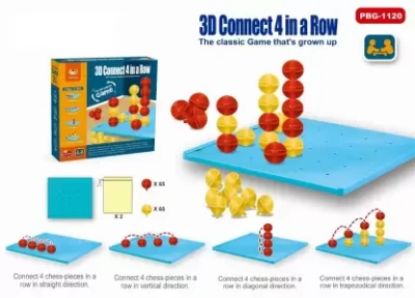 Picture of 3D CONNECT 4 IN 1 ROW